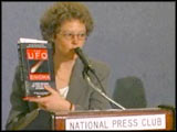 Leslie Kean at National Press Club 2002- Click for more Info.
